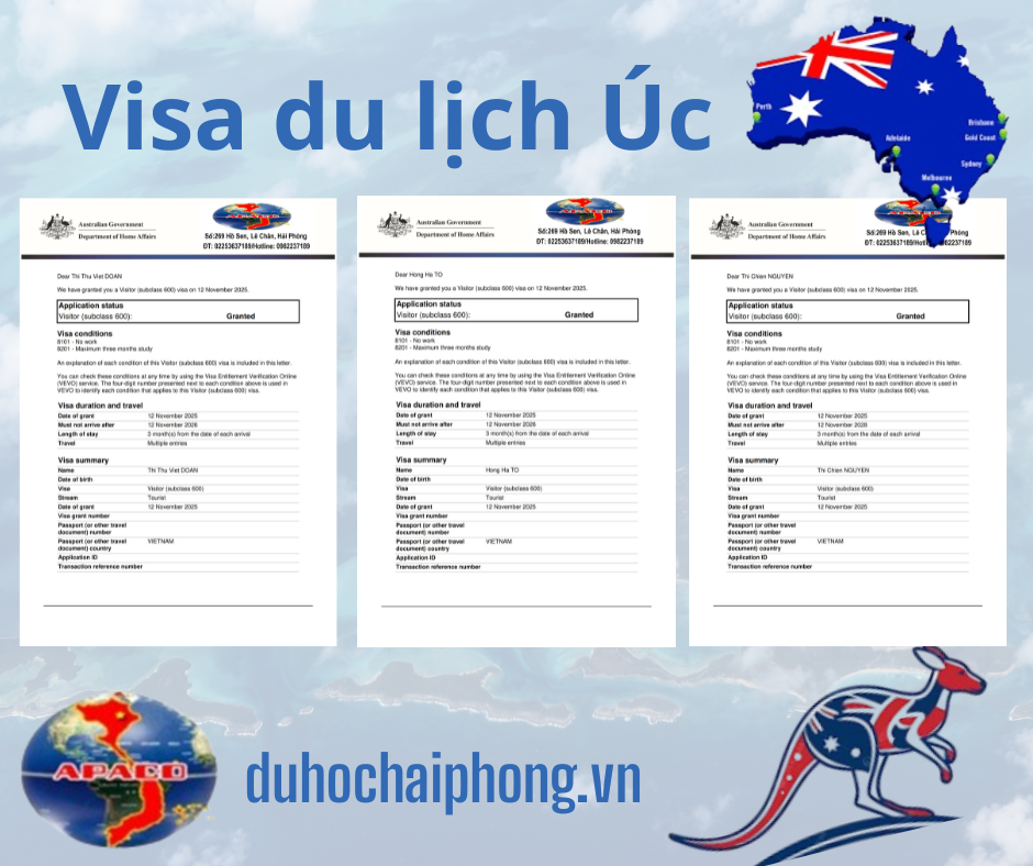 𝐕𝐈𝐒𝐀 𝐃𝐔 𝐋𝐈̣𝐂𝐇 𝐔́𝐂 𝐋𝐀̣𝐈 𝐕𝐄̂̀ 𝐕𝐎̛́𝐈 𝐀𝐏𝐀𝐂𝐎